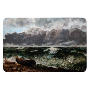 Gustave Courbet - The Stormy Sea / The Wave Magnet