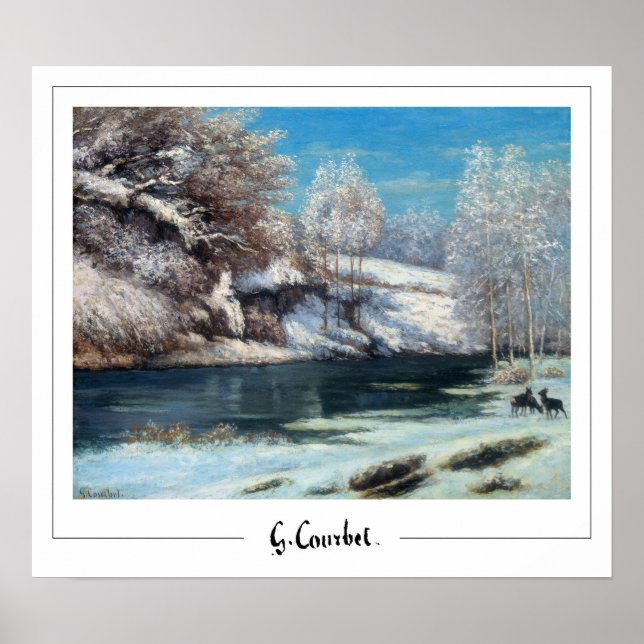 Gustave Courbet Zedign affiche d'art #8-2 (Devant)