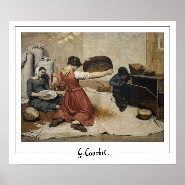 Gustave Courbet Zedign Art Poster #175-2 (Front)