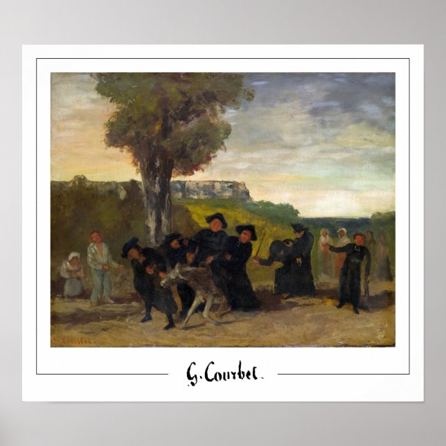 Gustave Courbet Zedign Art Poster #213-2 (Front)