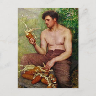 Gustave Courtois Trieur de Mais Postcard