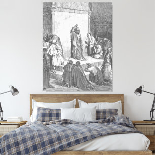 Gustave Doré - David Mourns the Death of Absalom Canvas Print