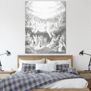 Gustave Doré - Hymn of The Blessed Canvas Print