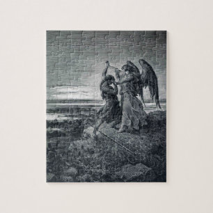 Gustave Dore: Jacob Wrestling with the Angel Jigsaw Puzzle