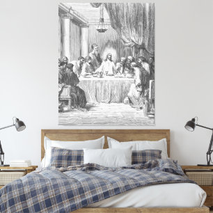 Gustave Doré - John 13 The Last Supper Canvas Print