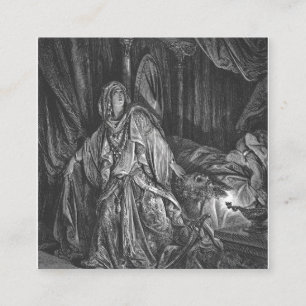 Gustave Dore - Judith And Holofernes Square Business Card