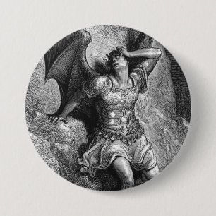 Gustave Dore Paradise Lost 3 Inch Round Button