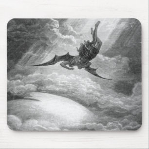Gustave Dore Satan From Paradise Lost By John Milt Mouse Pad