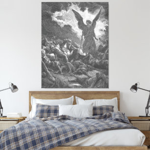 Gustave Doré - Sennacherib's Army is Destroyed Canvas Print