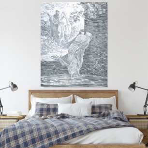 Gustave Doré - Susanna in the Bath Canvas Print