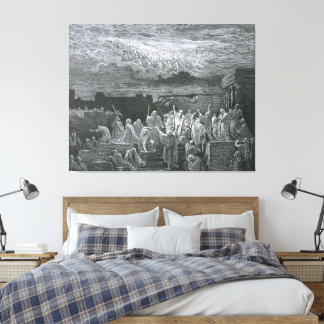 Gustave Doré - The Army Appears in the Heavens Canvas Print