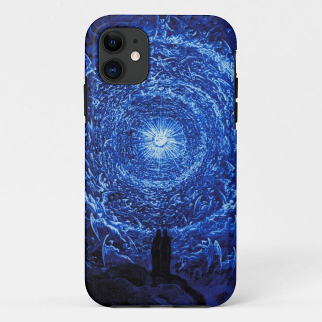 Gustave Dore The White Rose iPhone case (blue) (Back)