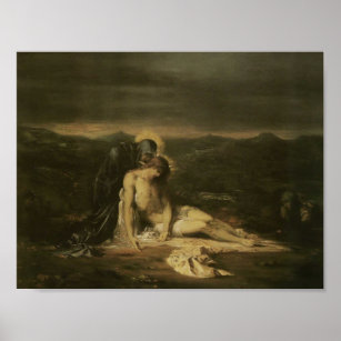 Gustave Moreau- Pieta Poster