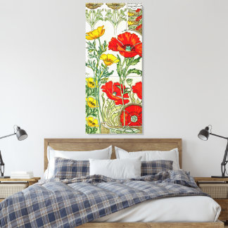 "Gustave Riom Floral" Canvas Print