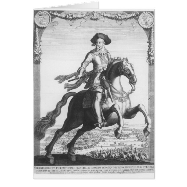 Gustavus Adolphus II, roi de la Suède, dessus (Devant)