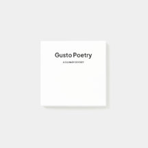 Gusto Poetry Logo