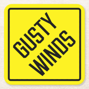 Gusty Winds Paper Coaster