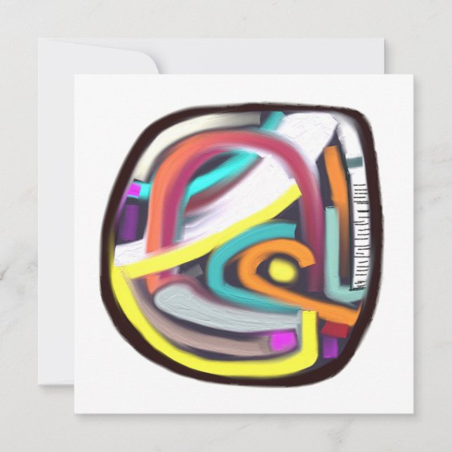 Gut Reaction Flat Card (Front)