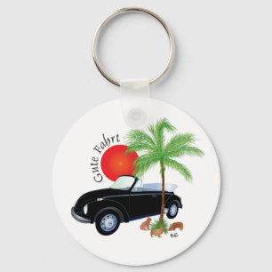 Gute Fahrt Käfer Schlüsselanhänger Keychain