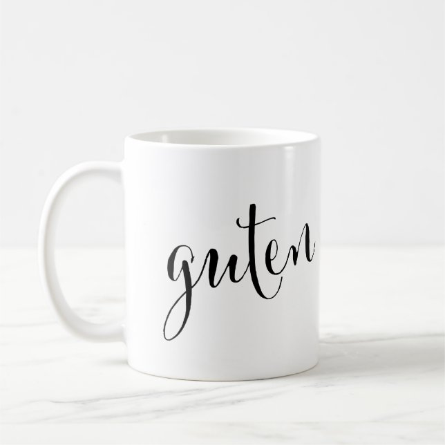 guten morgen Good Morning German Mug (Gauche)