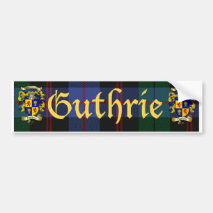 Guthrie Coat of Arms Bumper Sticker