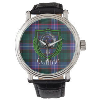 Guthrie Scottish Clan Tartan & Crest Watch