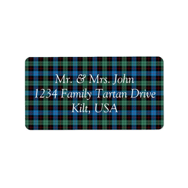 Guthrie Tartan Label (Front)