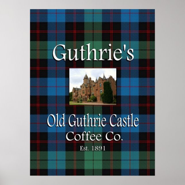 Guthrie's Old Guthrie Castle Coffee Co. Poster (Front)