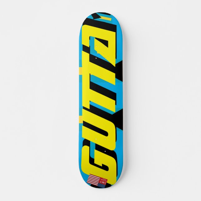 GUTTA   JMT STLUCIA 7 3/4" Skateboard Deck (Front)