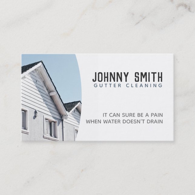 Gutter Cleaning Business Cards (Front)