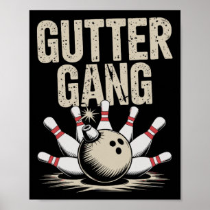 Gutter Gang Bowling 1  Poster