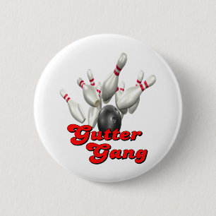 Gutter Gang Bowling 2 Inch Round Button