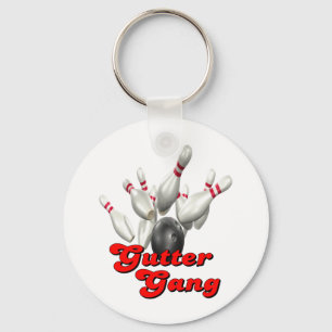 Gutter Gang Bowling Keychain