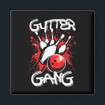 Gutter Gang Bowling Player Strike Bowler Matching  Magnet<br><div class="desc">Gutter Gang Bowling Player Strike Bowler Matching</div>