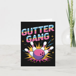 Gutter Gang Shirt Funny Bowling Shirts Gutter Bowl Card