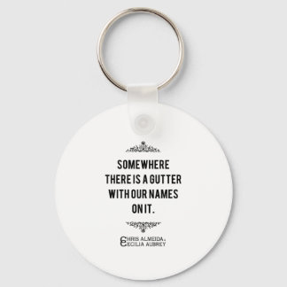 Gutter Quote Keychain