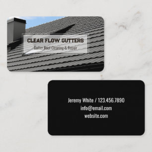 Gutter Roof Business Card