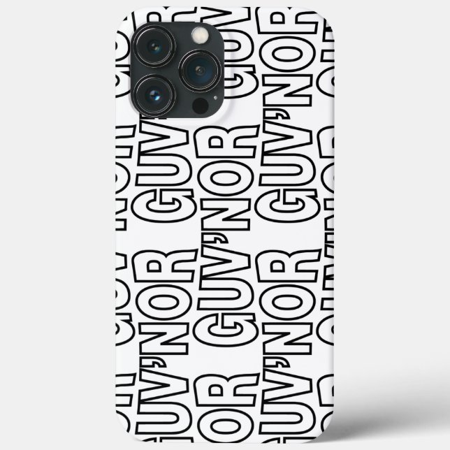 GUV'NOR Case-Mate iPhone CASE (Back)
