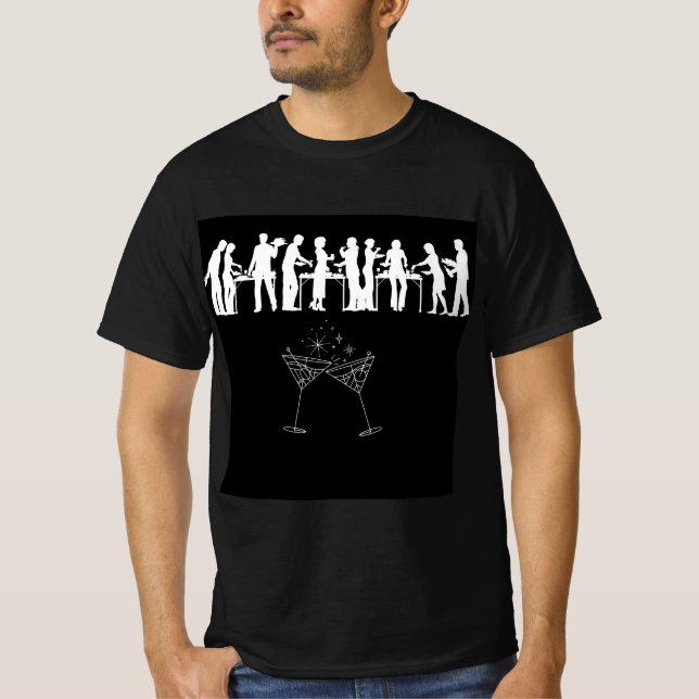 Guy Buffet Martini T-Shirts (Front)
