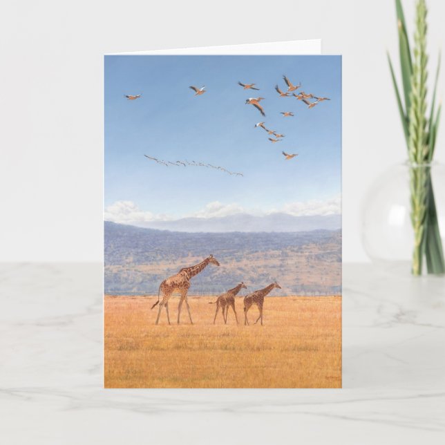 Guy Combes Wildlife Art Greetings Cards (Front)