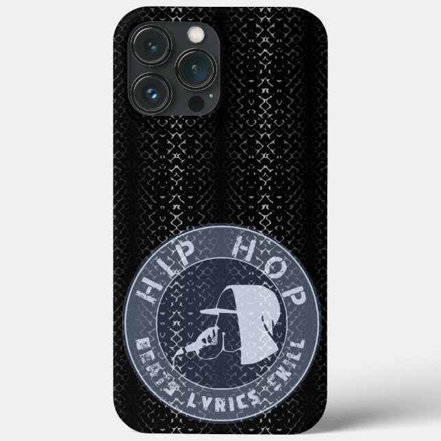 GUY IN HOODIE RAPPING ON THE MIC Case-Mate iPhone CASE (Back)