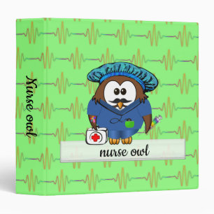 guy nurse owl binder
