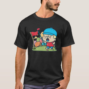 Guy Playing Golf Golf Easter T-Shirt