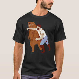 Guy Punching Bear T-Shirt