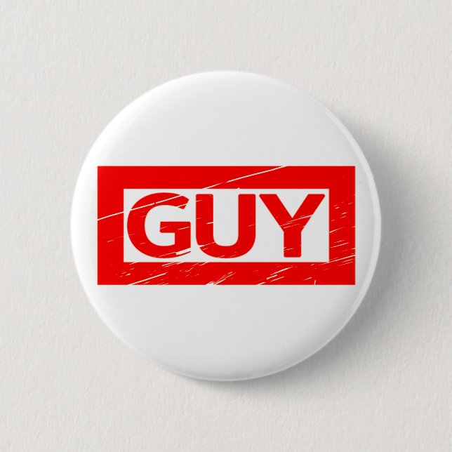Guy Stamp 2 Inch Round Button (Front)