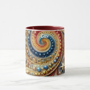 GUY ~ Swirls Stars ~ Mug