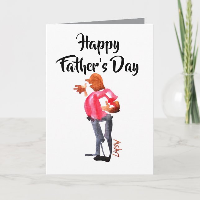 Guy With Great Stories To Tell! Happy Father's Day Card (Front)