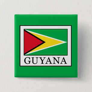 Guyana 2 Inch Square Button