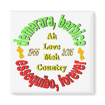 Guyana 3 Counties 3" Round Magnet