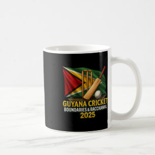 Guyana Caribbean Cricket 2025 Boundaries And Cchan Coffee Mug
